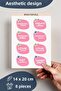Motivational Themed Sticker Set - 8 Piece Sticker Set - Phone, Tablet, Notebook Laptop Compatible Sticker - 2