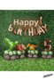 3 Dinosaur Printed Balloon Themed Foil Balloon Number Balloon Birthday Party Happy Birthday Balloon