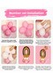 6 Years Old Rainbow Colors Number Balloon Gold Crowned 6 Number Balloon - 3