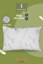 Bamboo Gray Series Covered Antiallergic Zippered Washable Silicone Fiber Pillow 50X70Cm 800 Gr