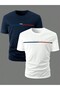Pack of 2 Unisex Printed Oversize Crew Neck T-shirt