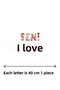 I Love You Dusty Rose Helium Balloon Balloon for Lover and Special Day - 3