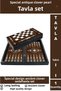 Elite High-Quality Long-Lasting Family Friend Coffee Cafe Game Team Antique Conca Sedef Tavla Team