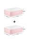 Set of 2 Powder Home Sweet Home Mega Size Base under Bed Cabinet Pillow Quilt Sweater Clothes Bag - 7