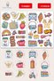 Laptop Notebook Tablet Phone Sticker Set 2 (28 Pieces 2 Pages A5 Size) - 3