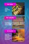Led Lighted Writing Drawing Board Adjustable Stand and Gift 7 Felt Pens 20 X 20 cm - 3