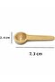 Wooden Mini Mouthed Spice Measuring Spoon, Pack of 6 - 3