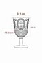 Acrylic Pink 6-Piece Glass & Water Soft Drink Coffee Side Cup 450 ml (Not Glass) - 5