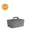 Leather Patterned Basket with Handle - 2