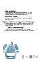 Silicone Baby Teether - Silicone Glove Teether Elephant - 2