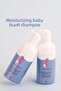100% Natural Newborn Baby Shampoo - Moisturizing, 100 ml Hair and Body Shampoo - 5