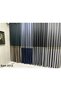 Nivemeshome Eastern Anthracite - Gold Ft671536 2512 1/3 Close Pleated Background Curtain Apm - 8