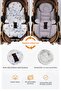 Orthopedic Baby Stroller Cushion with Waist Support, Cotton Fabric - Original Product - 2