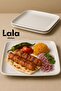 Kavi Square Serving Plate - Set of 3 (29 cm - Stylish, Durable, Food and Presentation Plate) - 4