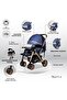 Wilder Lightweight Compact Travel Stroller Collapsible Large Storage.Blue - 2
