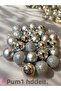 Christmas Pine Tree Ornament 24Pcs 3cm Silver Color Christmas Ball Set Christmas Balls - 3