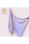 100% Organic Cotton Light Pink Fringed 100X180 Bath and Beach Towels - 3