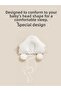 Adjustable Flat Head Pillow, Baby Pillow, Flat Head Syndrome, Head Pillow, Washable Fabric - 4