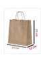 Kraft Twist Handle Bag 25X12X31 cm (50 Pieces) (Paper Bag) - 2