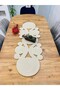 Bohemian Style Jute and Straw Decorative Tablecloth - Spiral Model, Runner 40x110 CM, Coffee Table Cloth