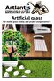 Artificial Grass A3 30X40 cm 3 Pieces A3 Size Model Lawn Decorati Artificial Grass Carpet Terrarium Artificial Grass - 3