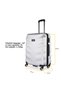 Arete ABS Hard Case Medium Check-In Silver - 2