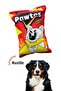 Pawtos Plush Chips Crinkle Sound Dog Toy, Chip-Shaped Sound Dog Playmate - 7