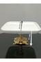 Porcelain Presentation Plate with Gold Handle and Foot - 6