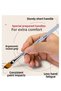 Side Cut Brush 3/8 1 Piece Synthetic Bristle Side Cut Brons Brush Art And Hobby Acrylic Paint Oil Paint - 5