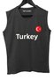 Turkey Printed Sleeveless Athlete T-Shirt Tank Top Athlete Fitness Athlete