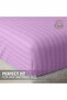 King-striped Fitted Sheet Set - Premium And Durable Quality, Deep Pocket For A Perfect Fit - 5