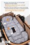 Orthopedic Baby Stroller Cushion with Waist Support, Cotton Fabric - Original Product - 3