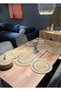 4 Pieces of Plate, 1 Piece of Runner, 1 Piece of Basket Set, Jute Plate, Placemat, Plate Coaster, Bread Basket - 2