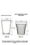 Acrylic Navy Blue 6-Piece Short Glass & Water Soft Drink Coffee Side Glass 300 ml (Not Glass) - 4