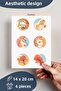 Drawing Themed Sticker Set - 6 Piece Sticker Set - Phone, Tablet, Notebook and Laptop Compatible Stickers - 2