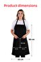 2 Simple Adjustable Strap Kitchen Aprons - 6