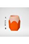 Pencil Holder in the Shape of a Pencil - Orange Desktop Organizer for Students and Office - 3