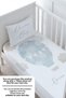Baby Size (Without Sheets) Duvet Cover Set 100X150 cm - Pure Baby Series - Cloudy Blue Air Balloon - 4