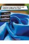 2 Pieces Synthetic Blue Chamois Cloth 50X70 cm for Car and Home Cleaning, Large Size for All Surfaces - 3