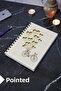 Bicycle Balloon Themed Wooden Cover Notebook - Dotted Notebook - Agenda - School Notebook (A5 - 120 Pages)