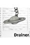 Unisex Saturn Model Metal Keychain and Bag Ornament - 3