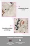 Double-Sided Rainbow Patterned Sheetless 2-Piece Set Printed Single Duvet Cover Set White - 3