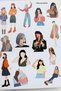 43 Pieces Girls Girl Sticker Set Bullet Journal Travel Sticker - 3