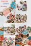 7 Pieces Colorful Flower Motif Charm Beads - Bracelet Necklace Accessory Jewelry - 3