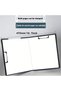 1Pc A4 File Folder, Document Organizer, Clamshell Clipboard, Paper Folder for Work and School... - 7