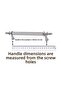 512 mm Hitit Pipe Length Handle Furniture Cabinet Door Drawer Handle Matte Chrome - 3