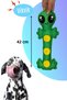 Alien Dog Toy Set with Food Storage, Alien and Ufo Plush Dog Toys with Vikvik Sound - 5
