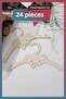 Set of 24 Wooden Elephant Patterned Baby Dress and Clothes Hangers - 2