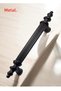 (6,4 cm)-Black-Metal Aluminum Handle Cabinet Drawer Furniture Handle Kitchen Bathroom Handle-Asos64Mm-Elf135 - 4