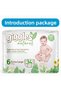 Natural Size 6 Junior Plus Cotton Baby Diapers 34 Pieces